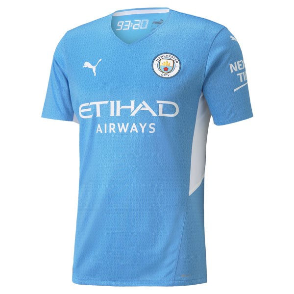 Camiseta Manchester City Replica Primera Ropa 2021/22